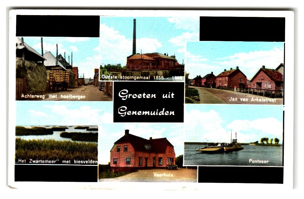 Genemuiden, Groeten uit Genemuiden, Verzenden, 1960 tot 1980, Gelopen, Overijssel