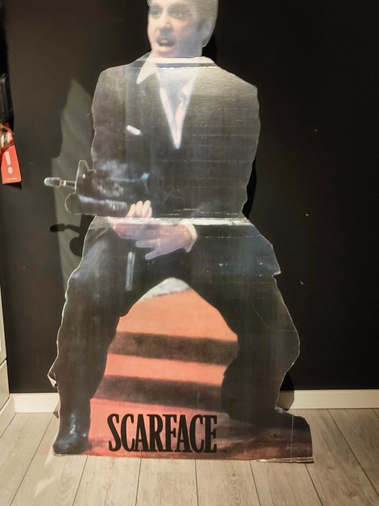 Zeldzame Grote Scarface Tony Montana Display, Ophalen, 2000 tot heden, Zo goed als nieuw, Overige formaten