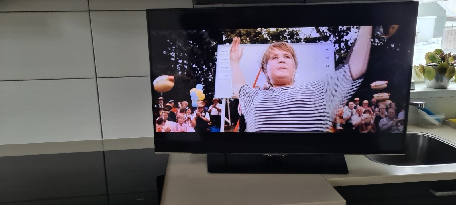 Samsung UE40H5570SS Zwart met afstandsbediening, Ophalen, Gebruikt, LCD, Samsung