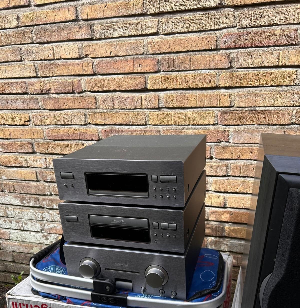 Kenwood Hifi Set met LS-300G Speakers - Gebruikt, Ophalen, Gebruikt, 60 tot 120 watt, AUX-ingang