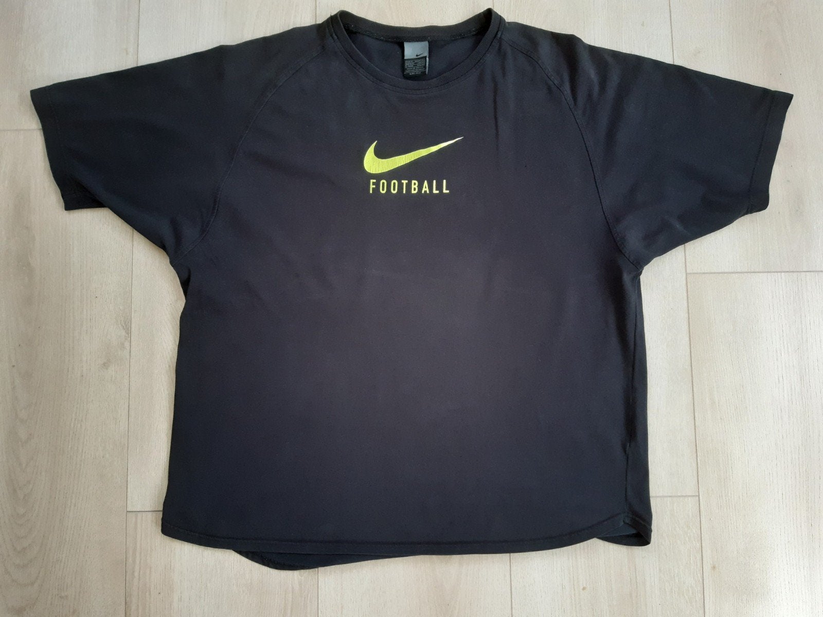 Nike Dri-Fit Football T-shirt Zwart Maat XL, Kleding | Heren, T-shirts, Verzenden, Zwart, Nike, Maat 56/58 (XL)