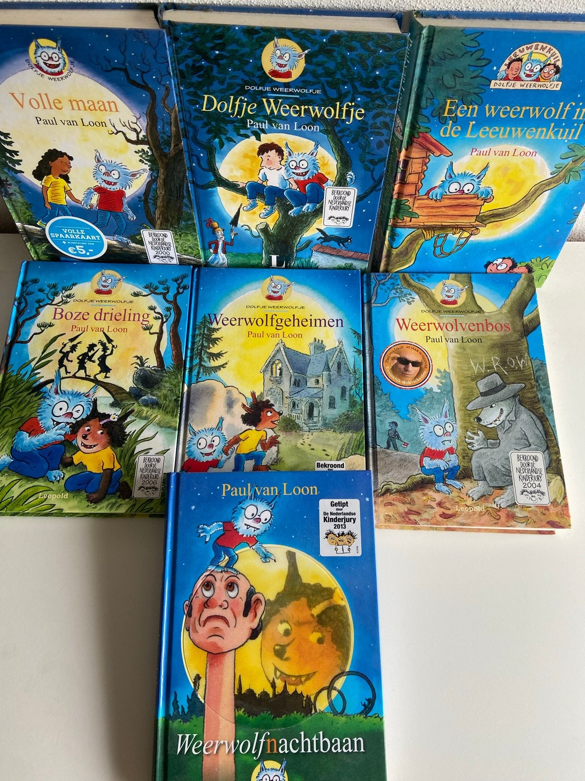Dolfje Weerwolfje boeken - Paul van Loon - 6 stuks, Ophalen of Verzenden, Gelezen, Fictie algemeen