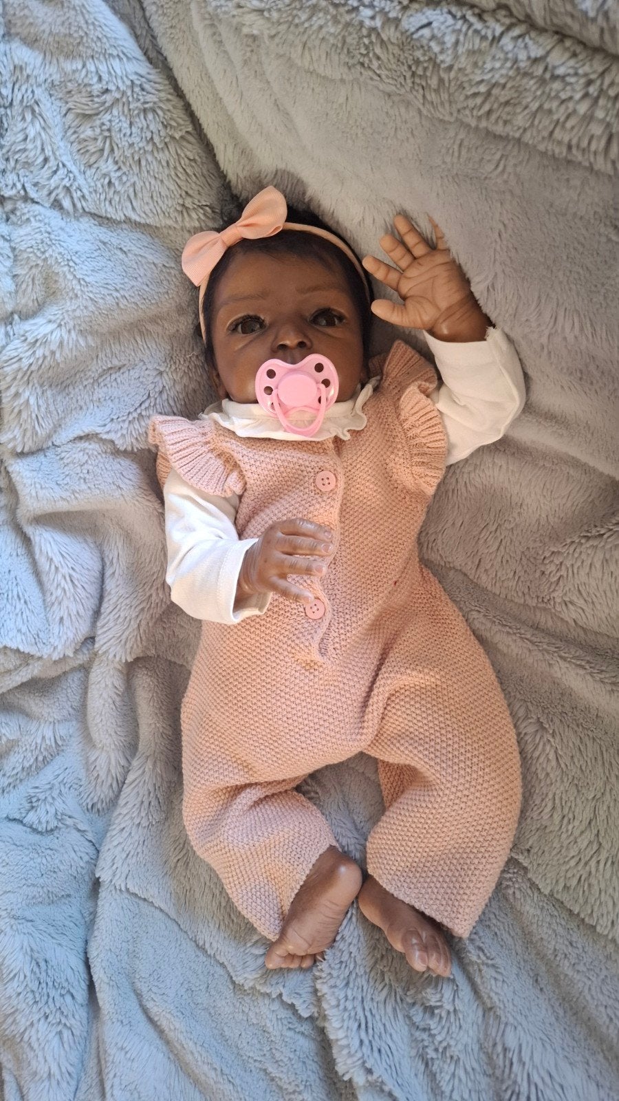 reborn baby van Gudrun Legler, Ophalen of Verzenden, Zo goed als nieuw, Babypop