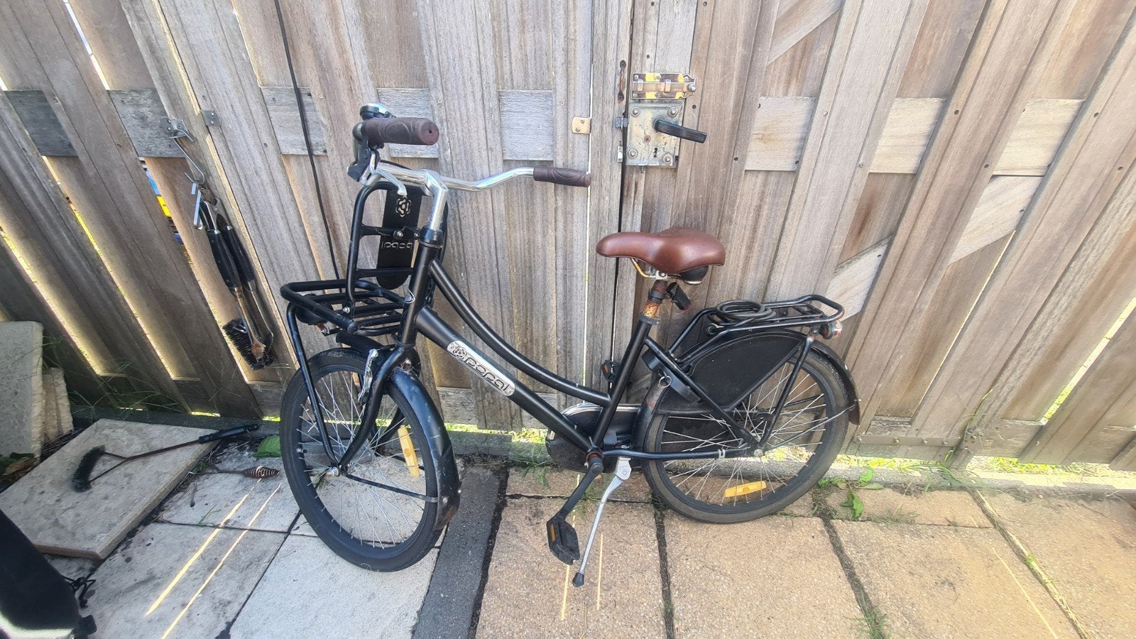 Popal Daily Dutch Basic Meisjesfiets 22 inch, Fietsen en Brommers, Ophalen, 20 inch of meer, Gebruikt, Velgrem