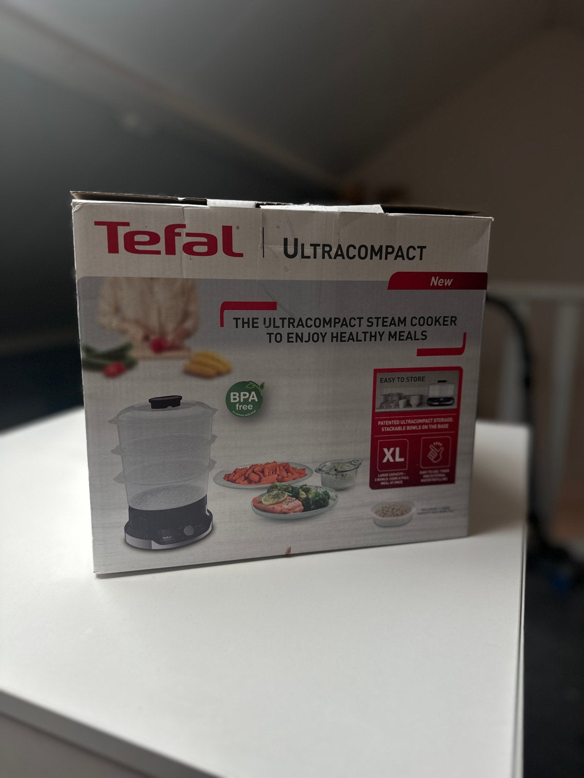 Nieuwe Tefal Ultracompact Stoomkoker in doos, Ophalen of Verzenden, Nieuw