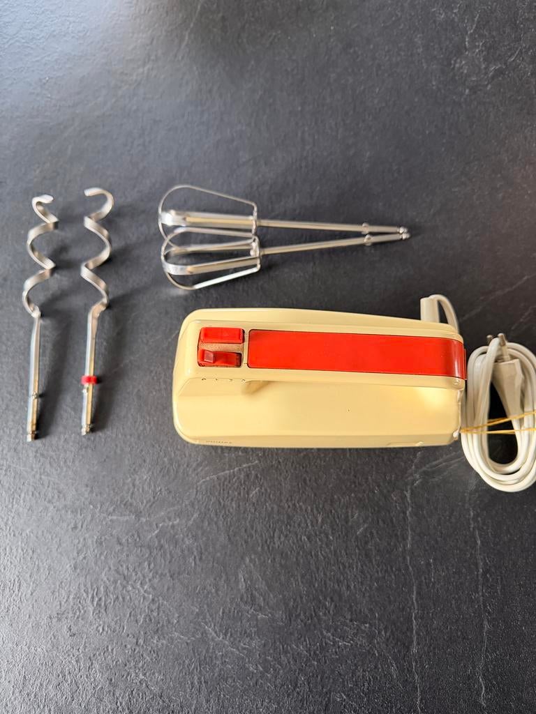 Philips  oude (vintage) handmixer oranje, Ophalen of Verzenden, Gebruikt