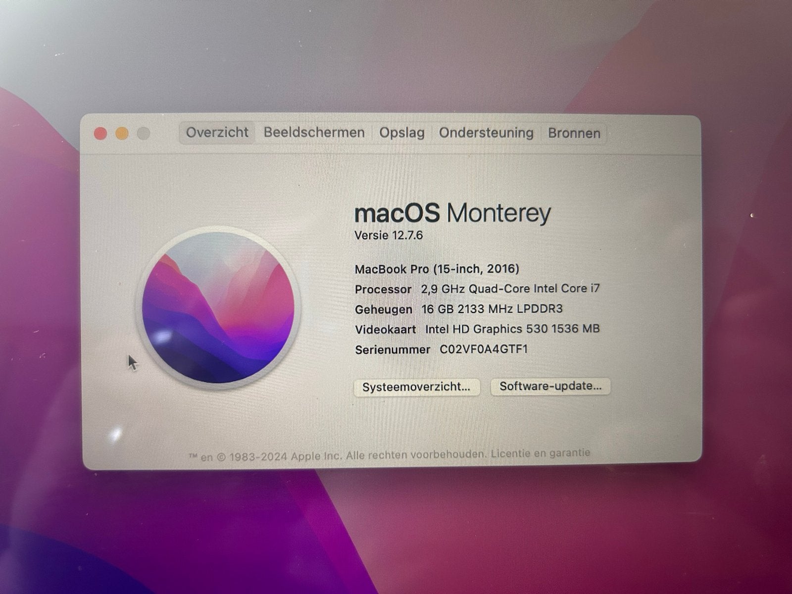 MacBook Pro 15” - i7 - 16GB RAM - 4GB video - 500GB SSD, Computers en Software, Apple Macbooks, 2 tot 3 Ghz, 512 GB, Zo goed als nieuw
