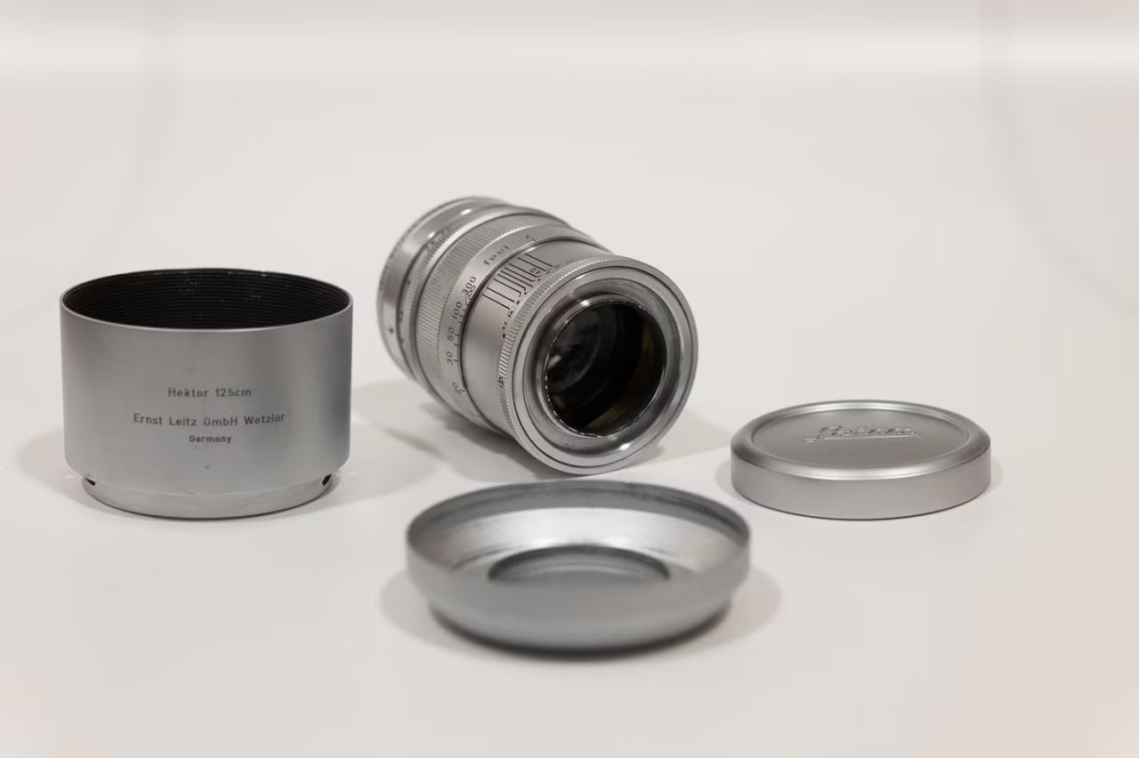 Leitz / Leica Hektor 2,5 / 12,5 cm objectief voor Visoflex, Ophalen of Verzenden