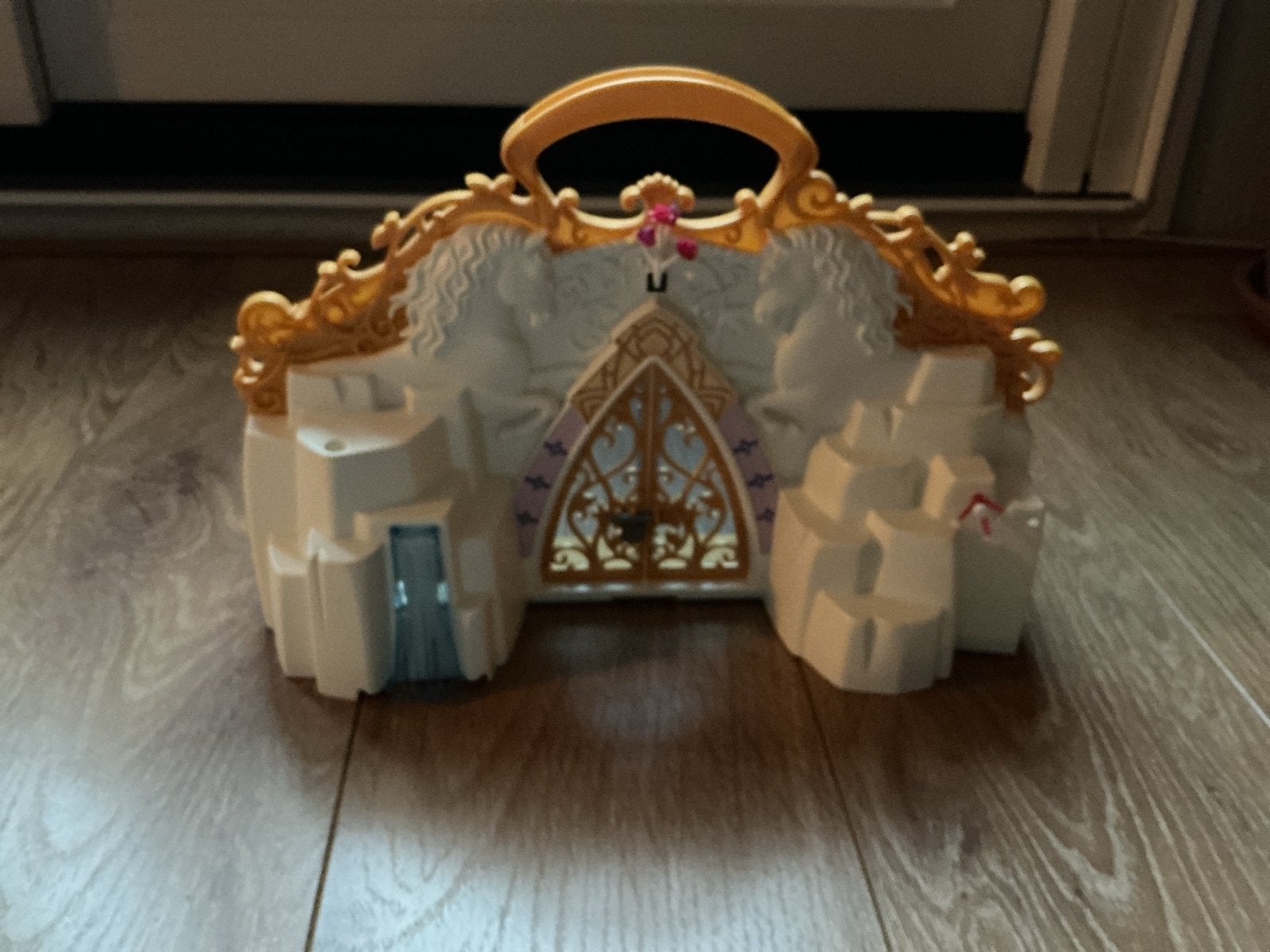 Playmobil prinsessenkasteel draagbaar, Ophalen of Verzenden, Gebruikt, Poppenhuis
