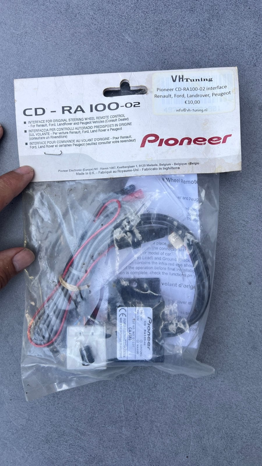 Gratis Pioneer cd - RA100 -02 stuurwiel interface, Ophalen, Zo goed als nieuw