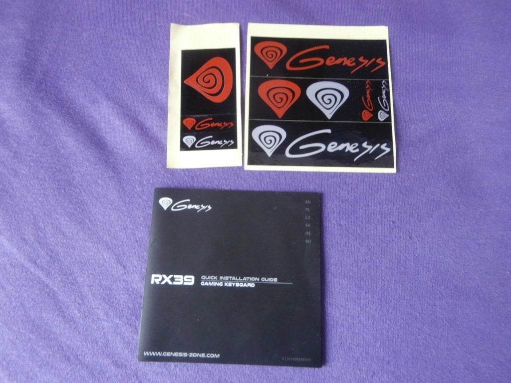 sticker en boek Genesis RX39 computer, Ophalen of Verzenden, Zo goed als nieuw, Overige typen