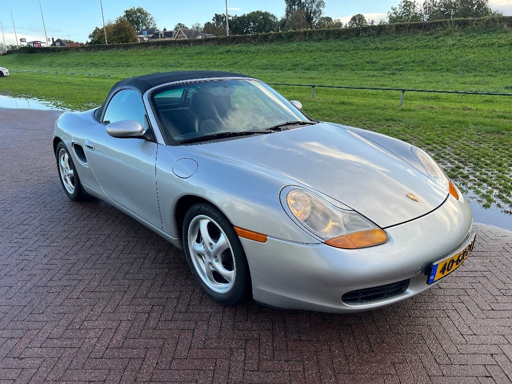Porsche Boxster Cabrio 2.7 6-cil. 220 PK 2000 Grijs Leer, Auto's, Porsche, Particulier, Boxster, ABS, Airbags, Airconditioning