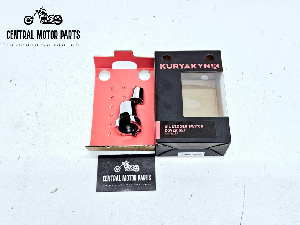 Olie druk Switch cover set Kuryakyn Big Twin 1984-1999, Motoren, Niet ingevuld, Niet ingevuld, Nieuw, Ophalen of Verzenden