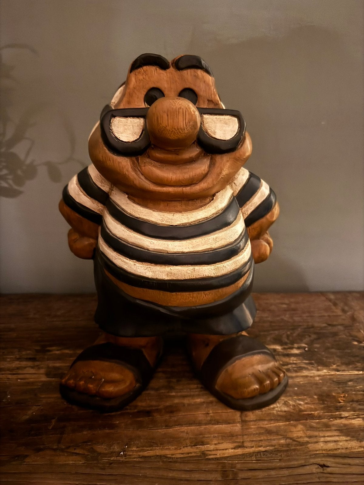 Vintage massief houten Smee/Vetje Disney – 40 jaar oud, Verzamelen, Ophalen of Verzenden, Zo goed als nieuw, Fantasy
