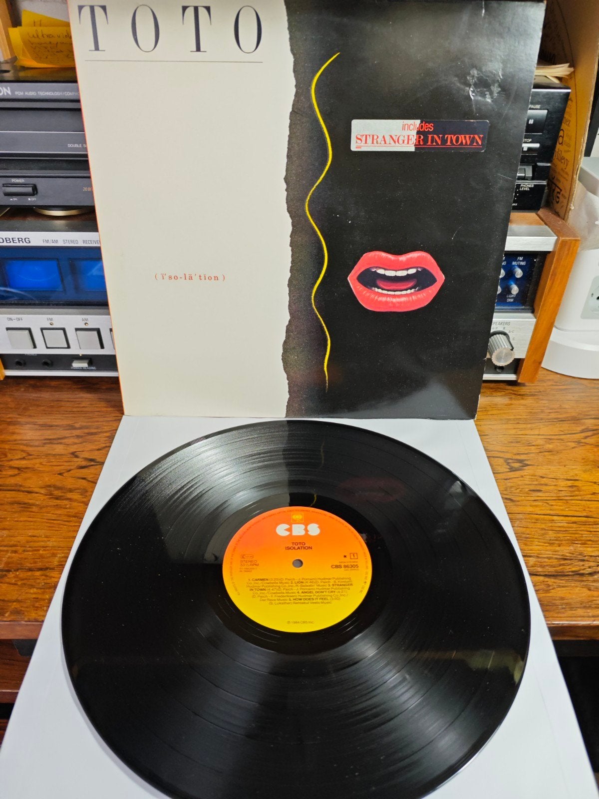 Toto - Isolation LP (1984) - Poprock Vinyl, Cd's en Dvd's, Vinyl | Rock, Gebruikt, 1980 - 1989, Ophalen of Verzenden, 12 inch
