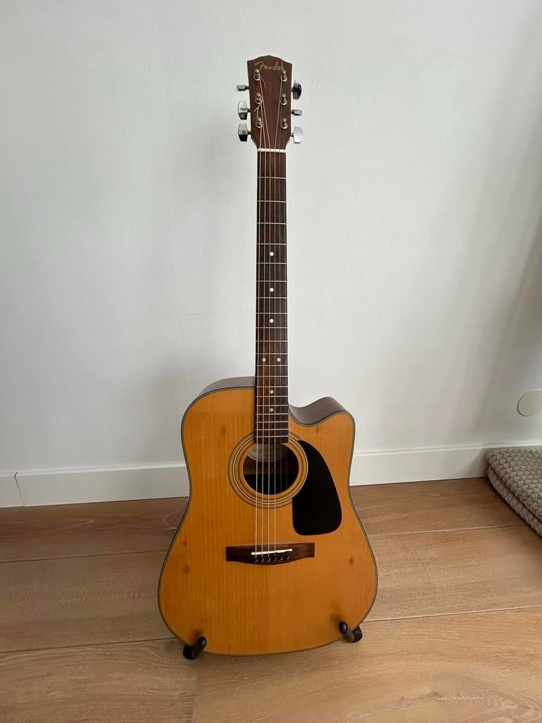Fender semi akoestische gitaar, Muziek en Instrumenten, Snaarinstrumenten | Gitaren | Akoestisch, Ophalen, Gebruikt, Western- of Steelstringgitaar