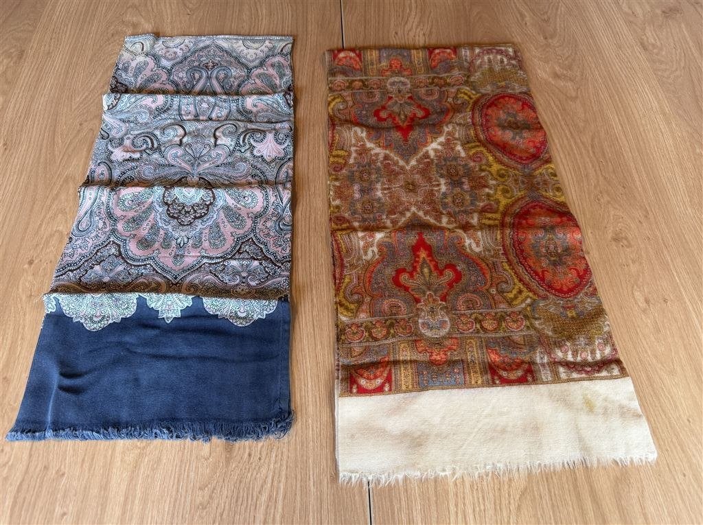 ACE Retro Paisley Sjaal - Jaren 70 Psychedelisch Design, Kleding | Dames, Ophalen of Verzenden, Zo goed als nieuw, Maat 46/48 (XL) of groter