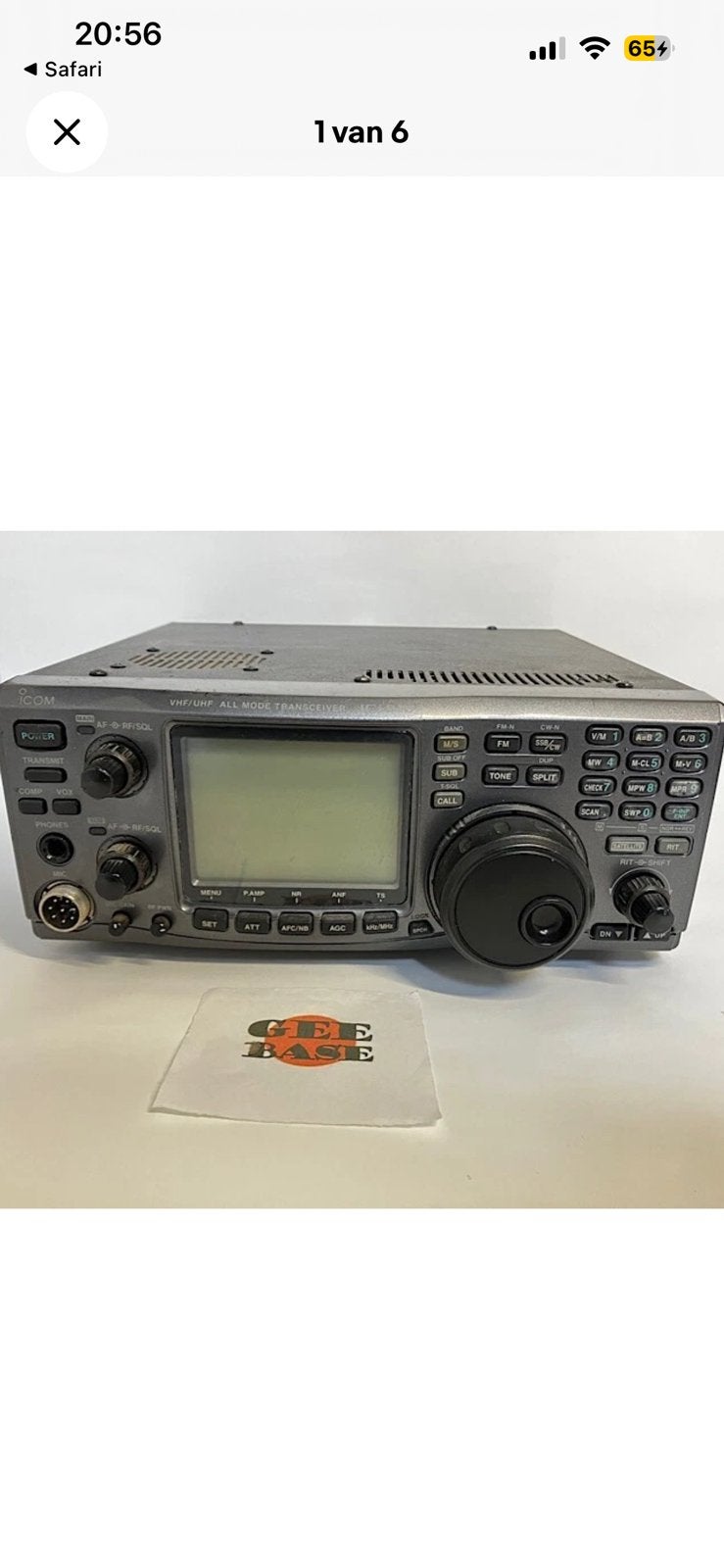 Gevraagd Icom ic 910h, Ophalen, Zo goed als nieuw
