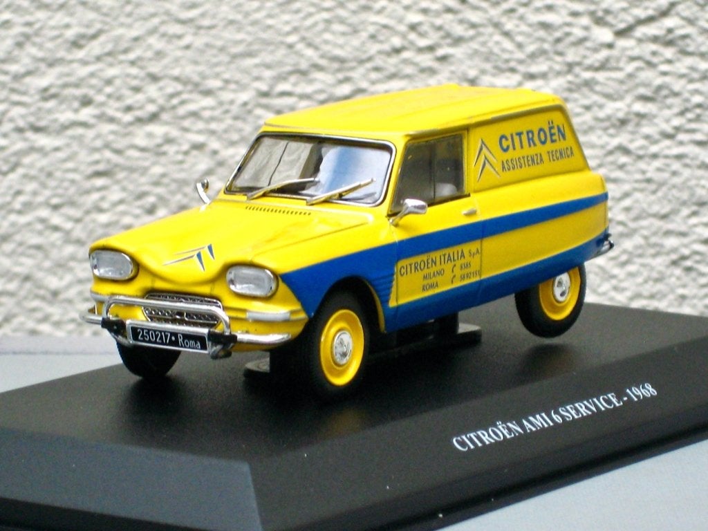 Citroen Ami 6 Service 1968 Citroen Italia Altaya 1:43, Ophalen of Verzenden, Nieuw, Auto, Overige merken