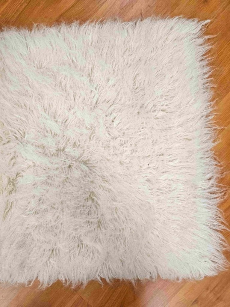 Wollen flokati kleed 100/55 cm, Zo goed als nieuw, Mon Plaisir 19, Etten-Leur, Netherlands, DJT De Juiste Toon, Rechthoekig