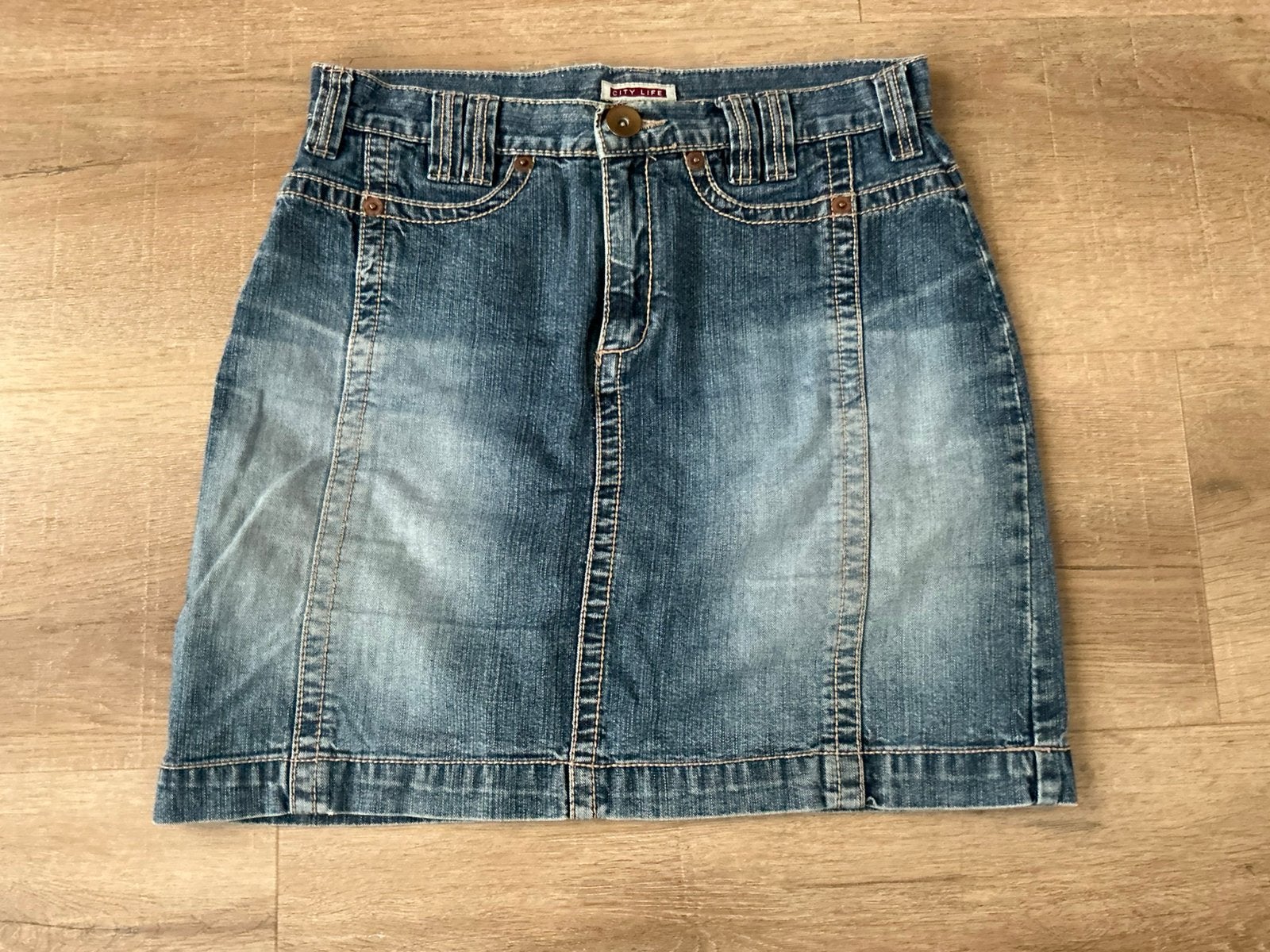 Spijkerrok maat M, Maat 38/40 (M), Blauw, Ophalen of Verzenden, Zo goed als nieuw