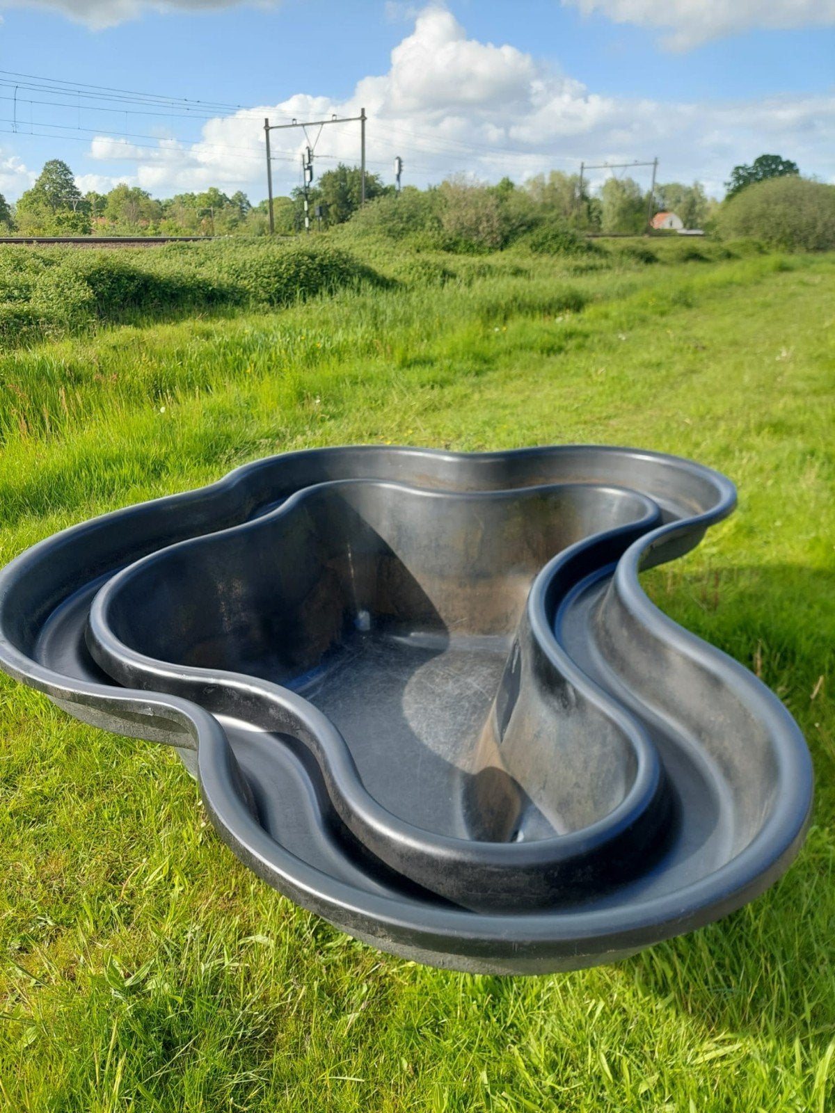 Vijver Ubbink Pluto II (250 cm x 195 cm x 80 cm), Tuin en Terras, Vijvers, Ophalen of Verzenden