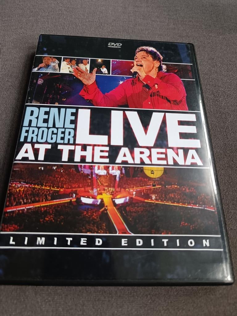Rene Froger live at the arena - dvd, Alle leeftijden, Ophalen of Verzenden, Zo goed als nieuw