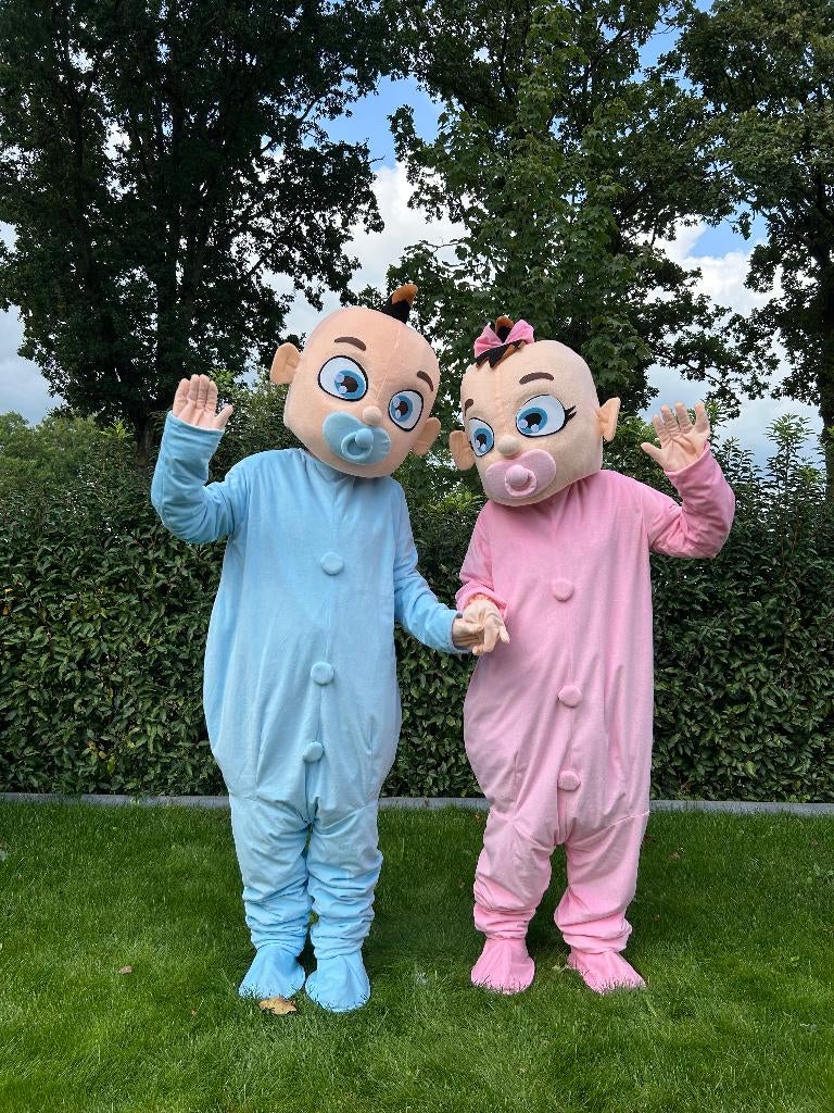 Te Huur: Baby-Kostuum, Gender Reveal, Babyshower, Baby, Ophalen of Verzenden, Zo goed als nieuw, Geboorte of Huwelijk