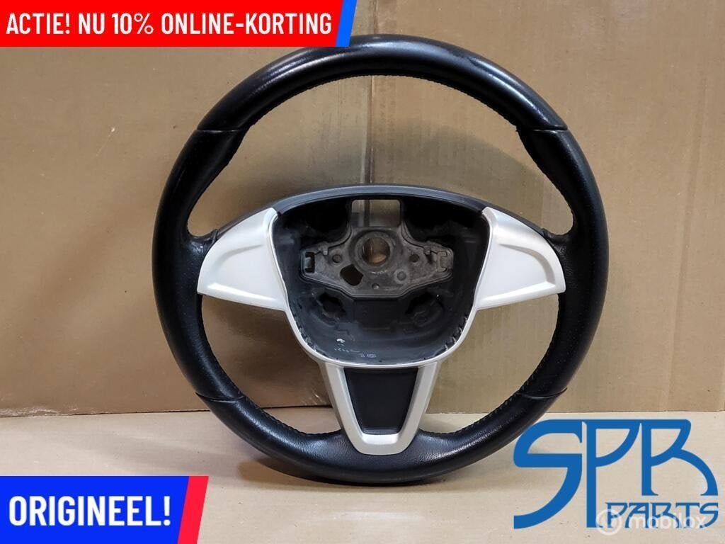 SEAT IBIZA 6J Stuurwiel origineel LEDER STUUR 6J0419091M, SEAT, Gebruikt, Ophalen of Verzenden, Seat