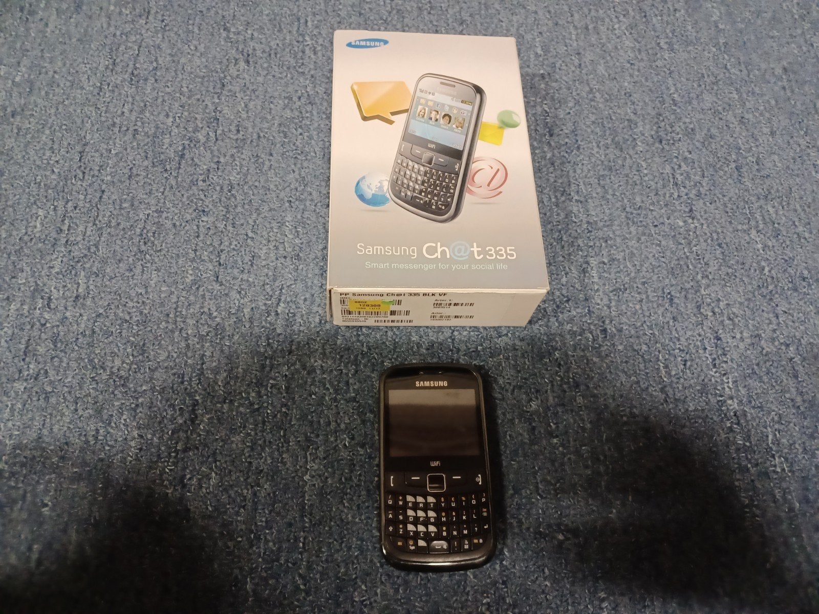Zeldzame Samsung Ch@t 335 nieuw in doos, Telecommunicatie, 128 GB, Ophalen of Verzenden, Nieuw, Zwart