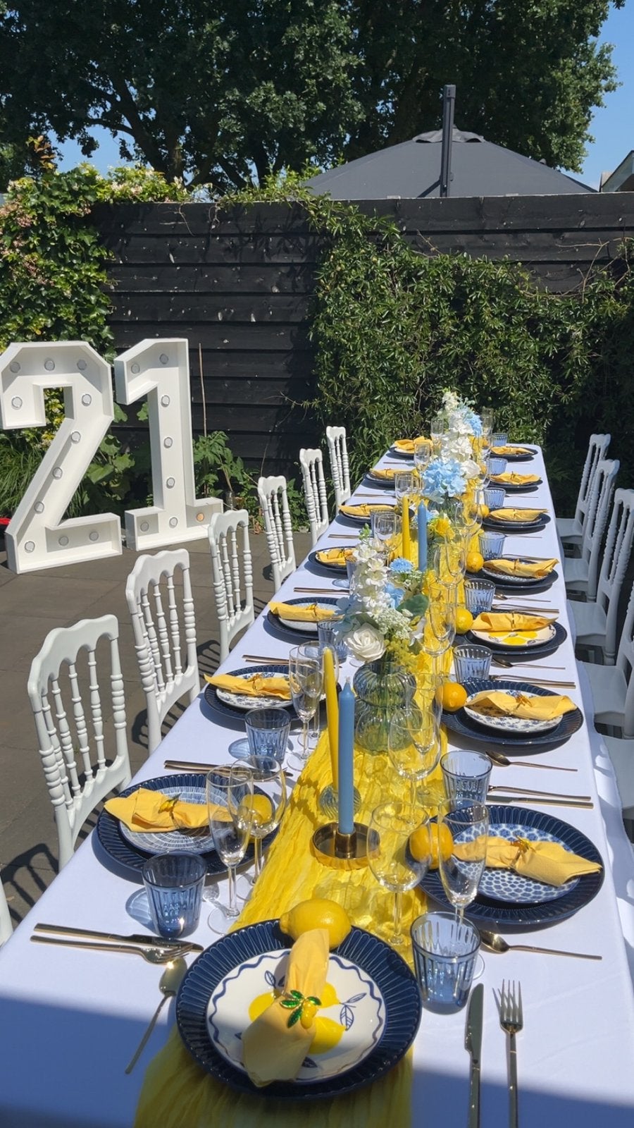 21 Diner Decoratie en Organisatie, Hobby en Vrije tijd, Feestartikelen, Ophalen, Nieuw, Versiering, Verjaardag