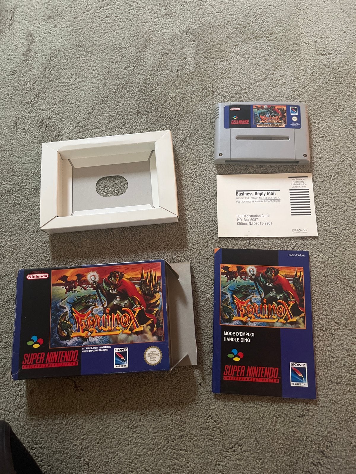 Equinox Super Nintendo SNES Compleet in Doos (CIB), Spelcomputers en Games, Games | Nintendo Super NES, Gebruikt, 1 speler, Ophalen of Verzenden