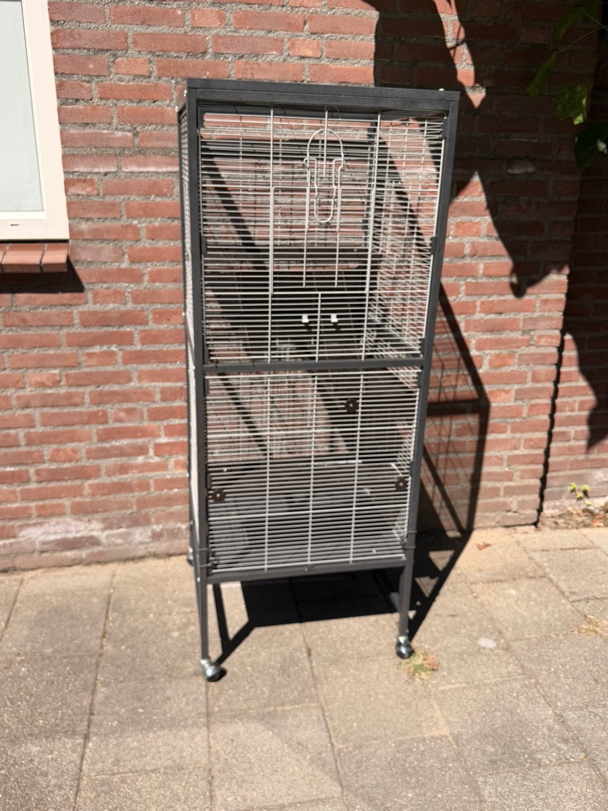 volière - vogel/ ratten kooi, Ophalen, Zo goed als nieuw, Metaal, Vogelkooi
