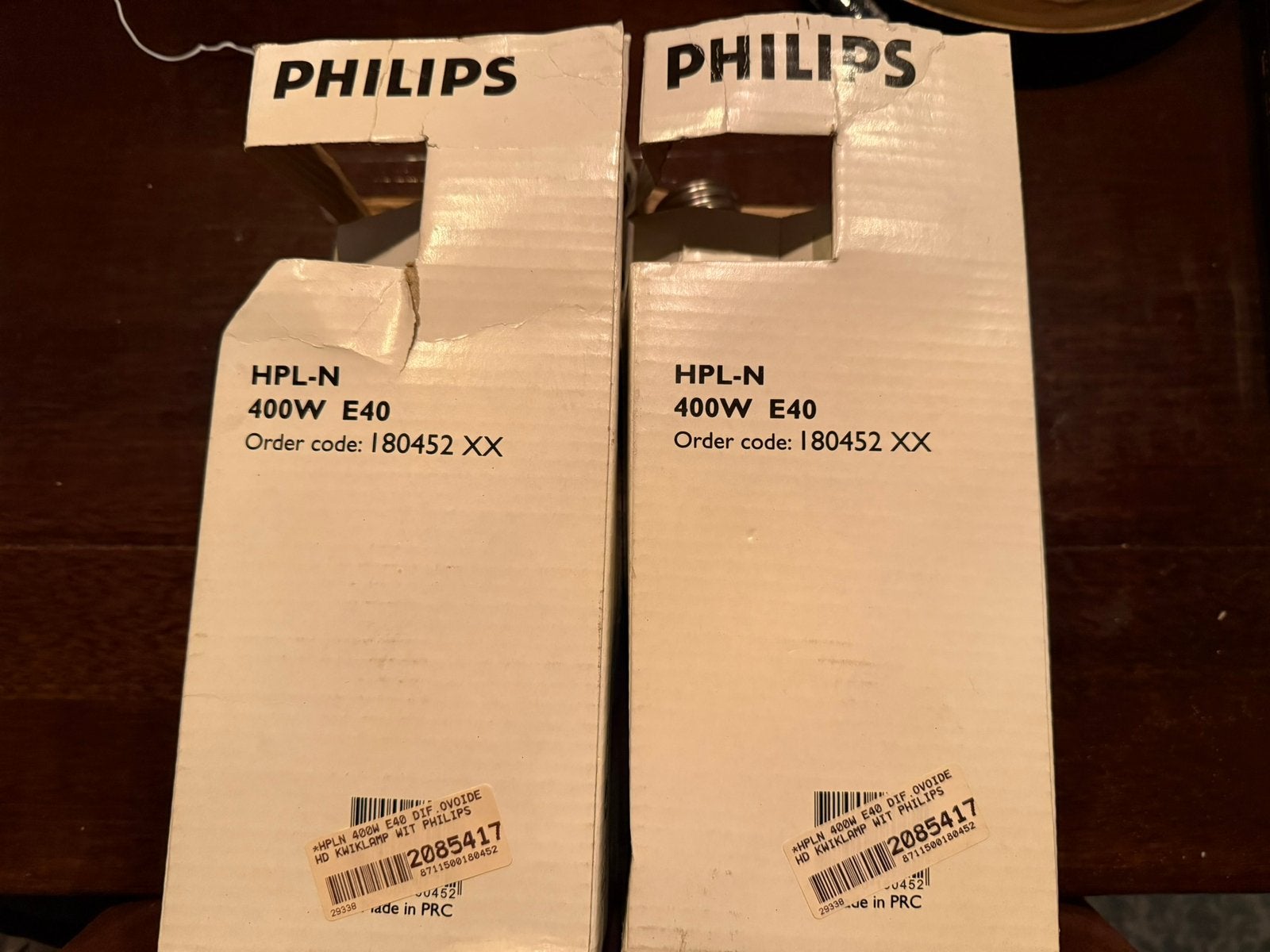 3x Philips 400W HPL-N kwiklamp wit E40 NIEUW, 60 watt of meer, Nieuw, Overige fittingen, Ophalen of Verzenden