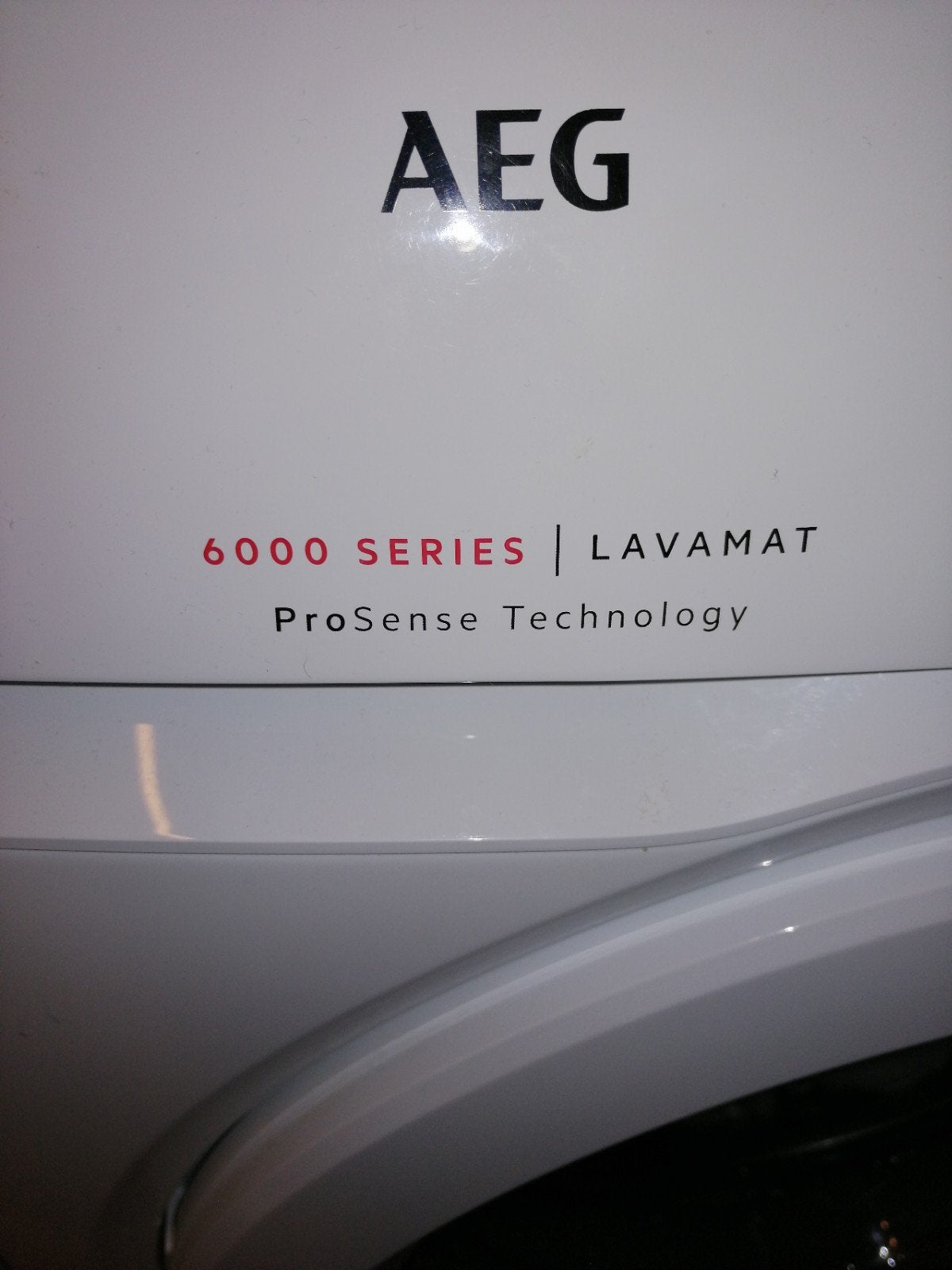 AEG 6000 SERIES LAVAMAT ProSense Wasmachine, Witgoed en Apparatuur, Wasmachines, Ophalen, Zo goed als nieuw, Voorlader, 85 tot 90 cm