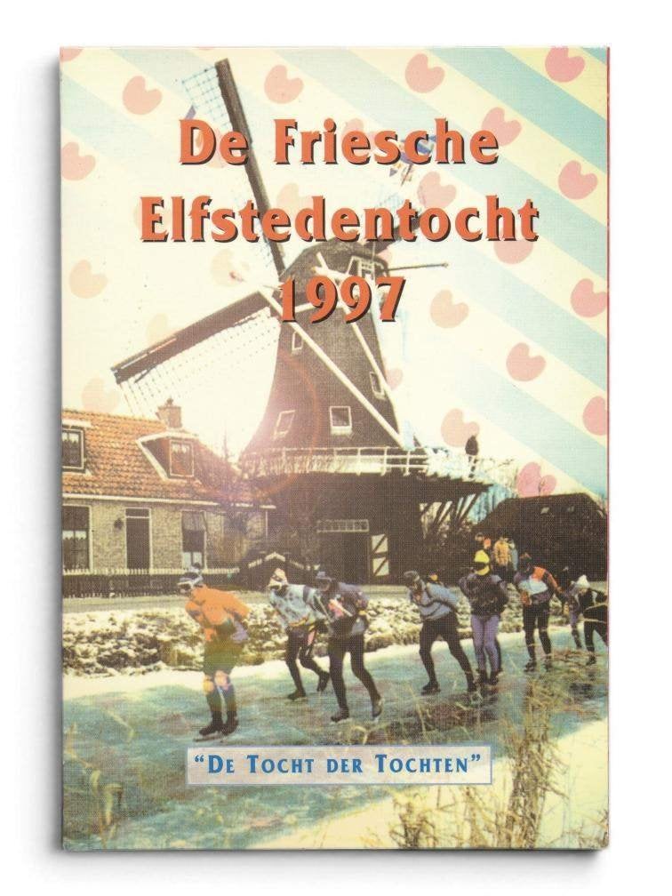 Nederland De Friesche Elfstedentocht 1997 muntset Gulden inc, Ophalen of Verzenden, Koningin Beatrix, Overige waardes, Setje