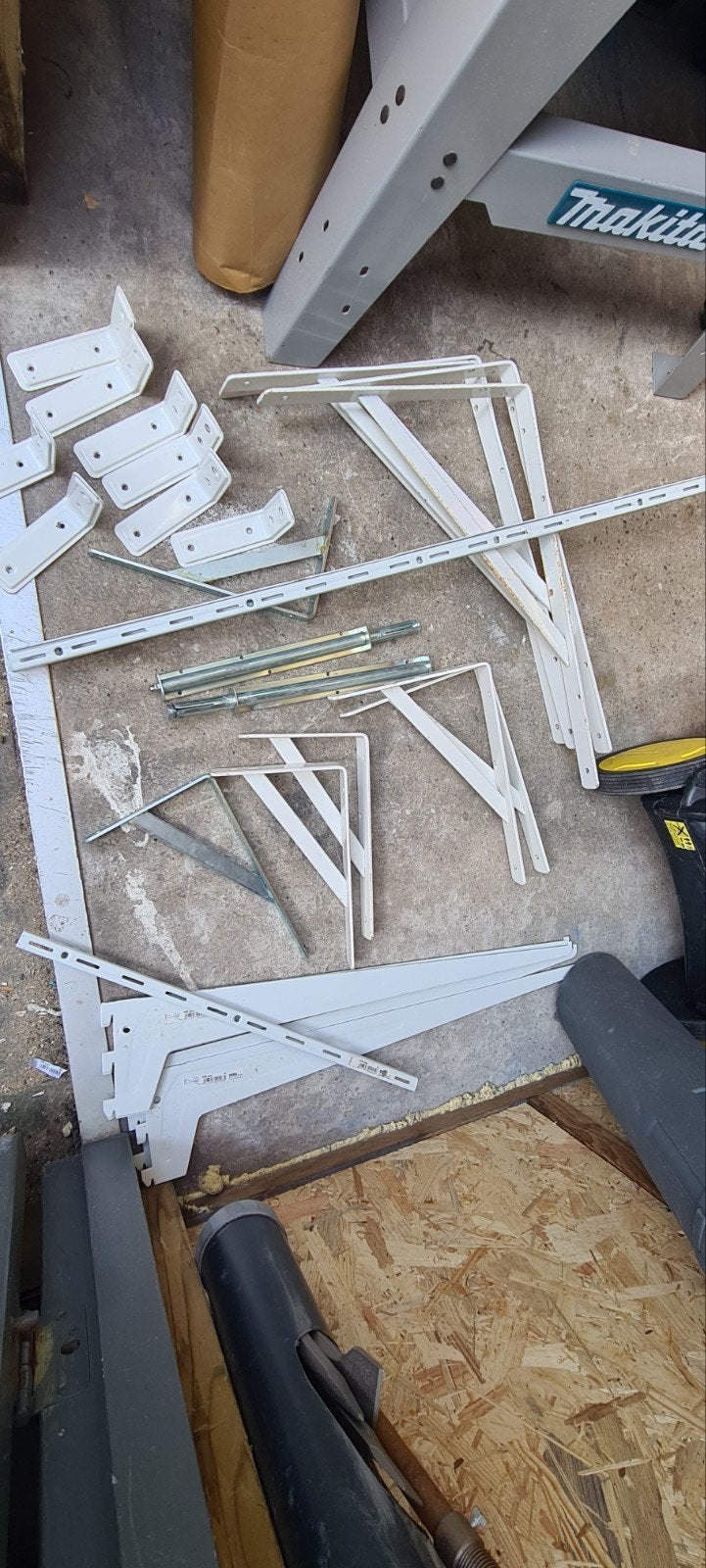 Diverse plankdragers en rails, Ophalen of Verzenden, Gebruikt, 250 mm of meer