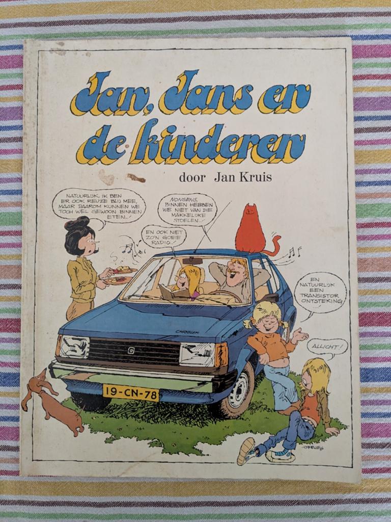 Jan, Jans en de Kinderen - Stripboek door Jan Kruis, Eén stripboek, Ophalen of Verzenden, Gelezen, Jan Kruis