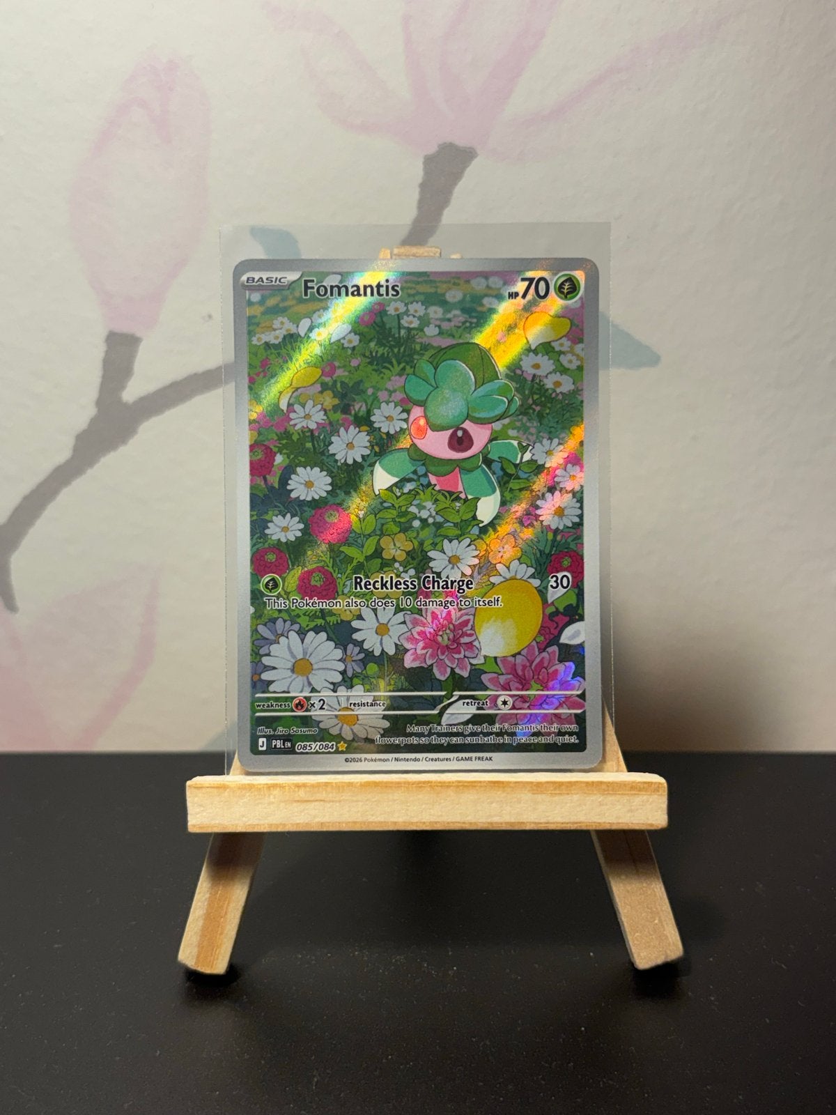 Fomantis 085/084, Ophalen of Verzenden, Zo goed als nieuw, Losse kaart, Foil