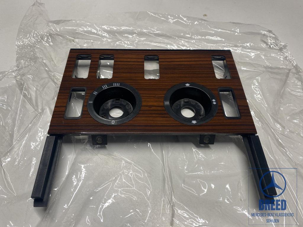 Zebranopaneel middenconsole voor Mercedes-Benz W126, Gebruikt, -, Ophalen of Verzenden, -