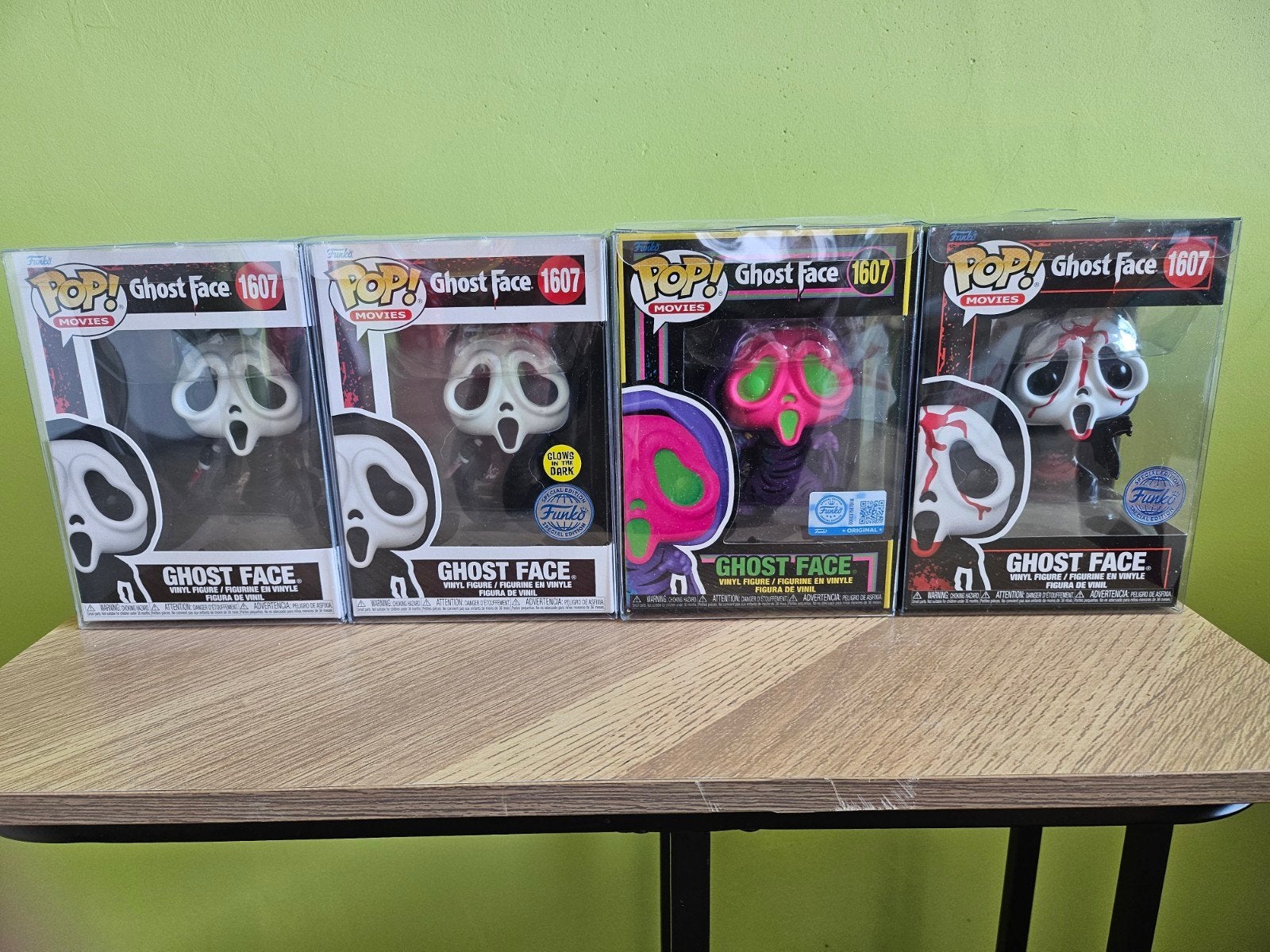 4x Funko Pop! Ghost Face #1607 Horror Movie Scream, Verzamelen, Poppetjes en Figuurtjes, Ophalen of Verzenden, Zo goed als nieuw