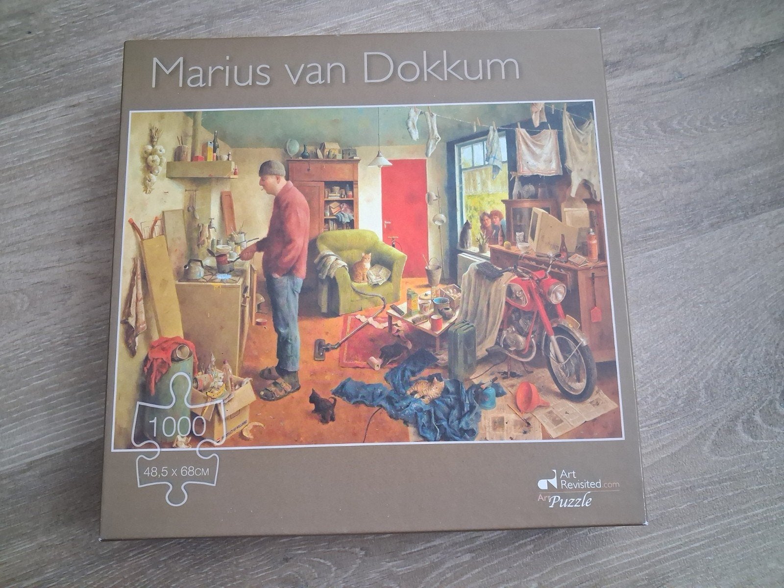 Legpuzzel Marius van Dokkum - 1000 stukjes, Hobby en Vrije tijd, Ophalen of Verzenden, 500 t/m 1500 stukjes, Zo goed als nieuw