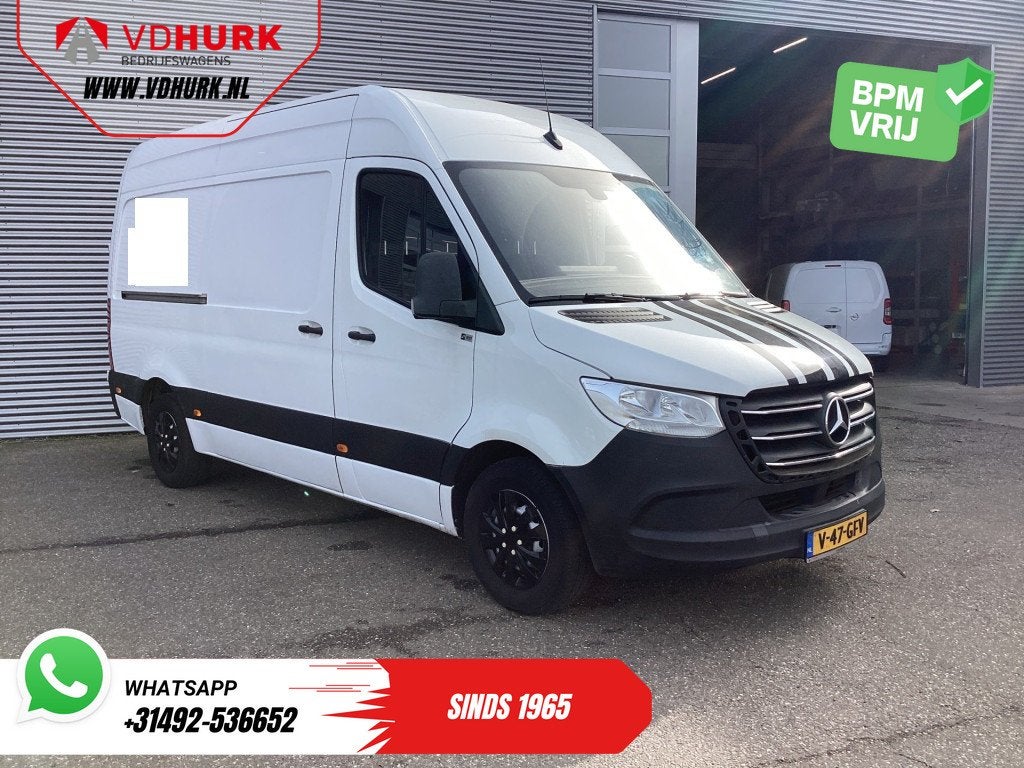 Mercedes-Benz Sprinter 314 2.2 CDI Aut. L2H2 EXPORT Carplay/, Auto's, Gebruikt, Euro 6, 2000 kg, Wit