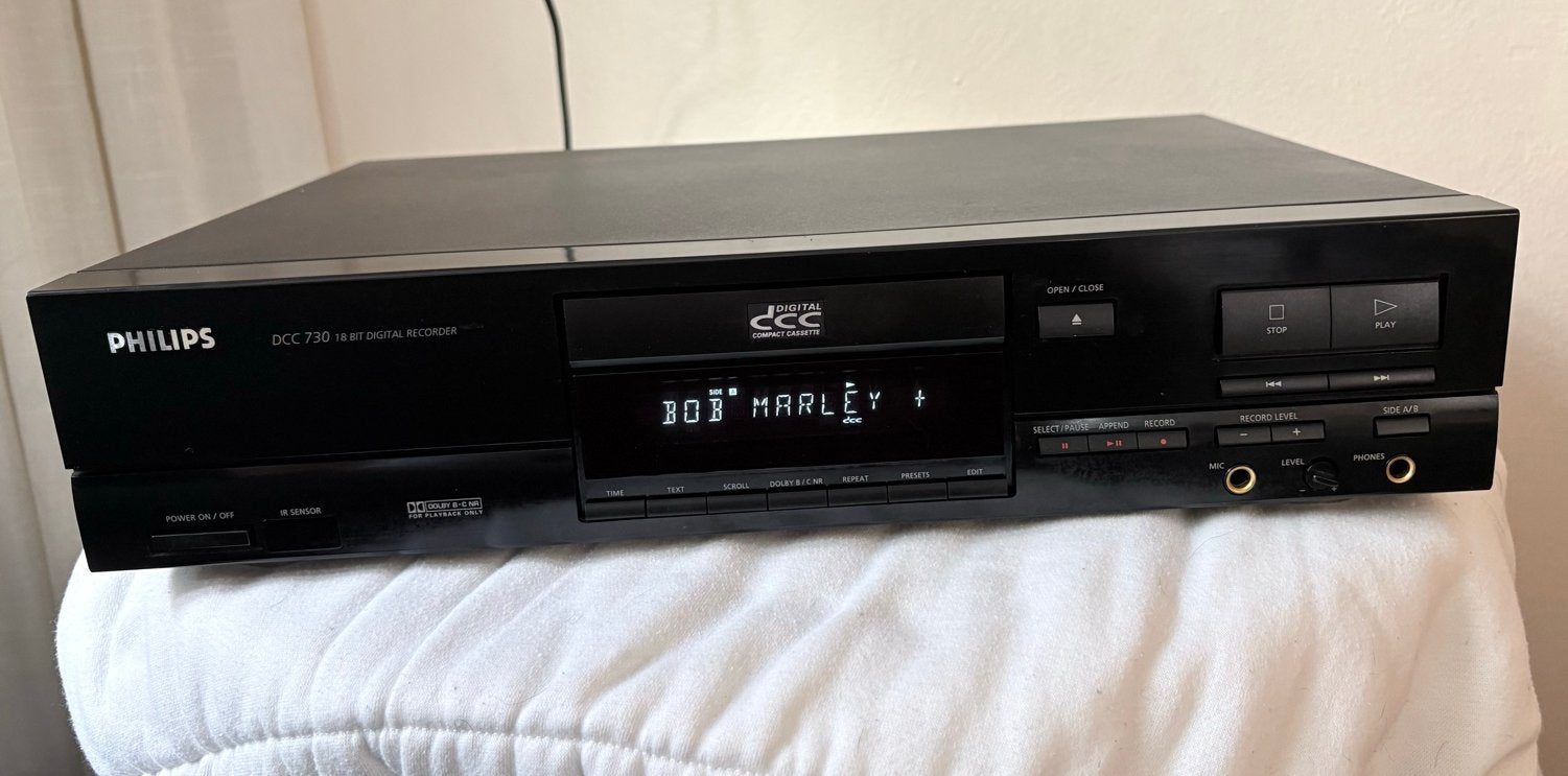 Zeer mooie Philips DCC 730 (nieuwe snaren en tandwiel), Ophalen of Verzenden, Enkel, Philips