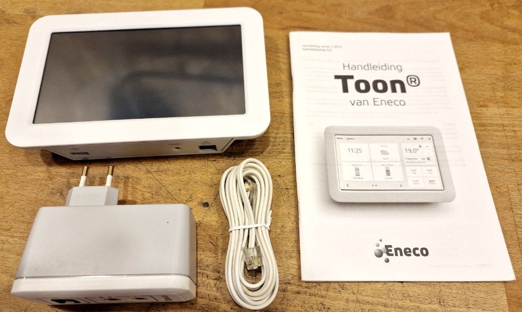Eneco Toon V1 thermostaat, Ophalen of Verzenden, Slimme thermostaat, Zo goed als nieuw