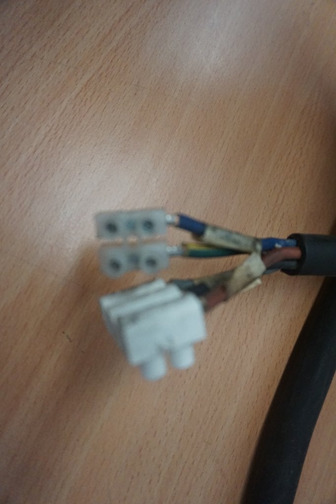 krachtstroomkabel 2.25 meter, Doe-het-zelf en Verbouw, Elektra en Kabels, Niet ingevuld, Gebruikt, Niet ingevuld, Ophalen of Verzenden