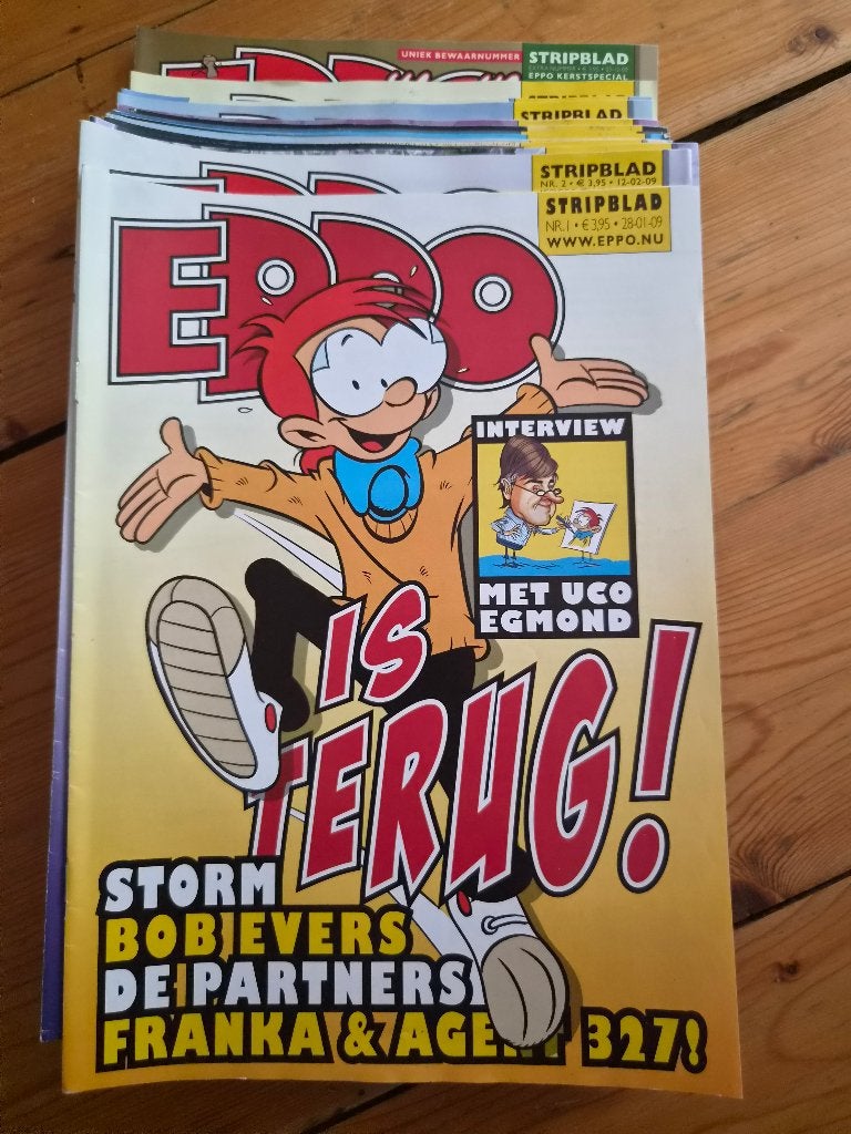 EPPO stripbladen complete jaargangen, Complete serie of reeks, Europa, Ophalen, Gelezen