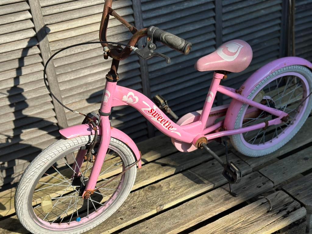 Kinderfiets gebruikt, Fietsen en Brommers, Fietsen | Kinderfietsjes, Gebruikt, Minder dan 16 inch, Ophalen