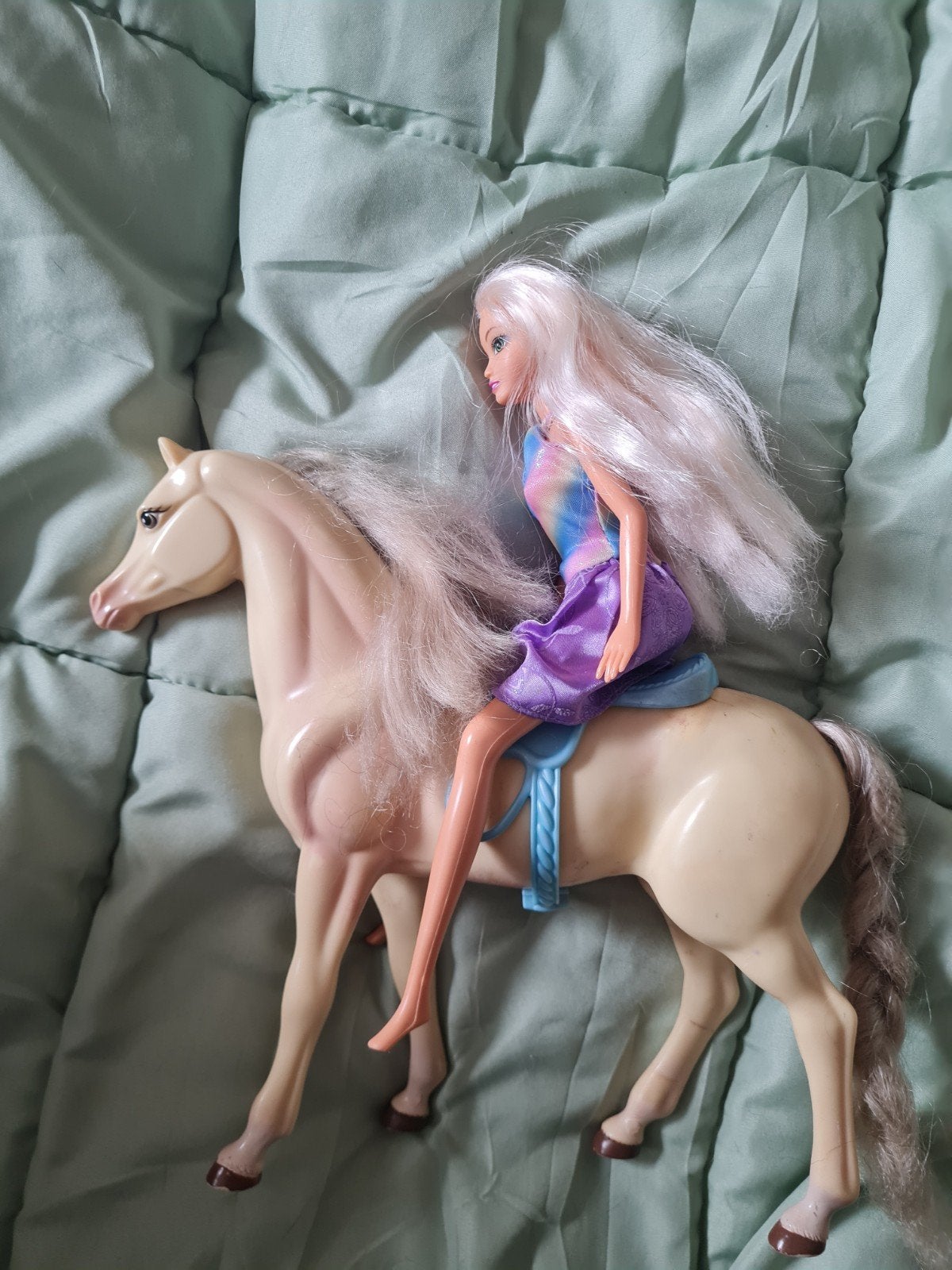 Barbie pop met paard - Zo goed als nieuw, Ophalen of Verzenden, Zo goed als nieuw, Barbie