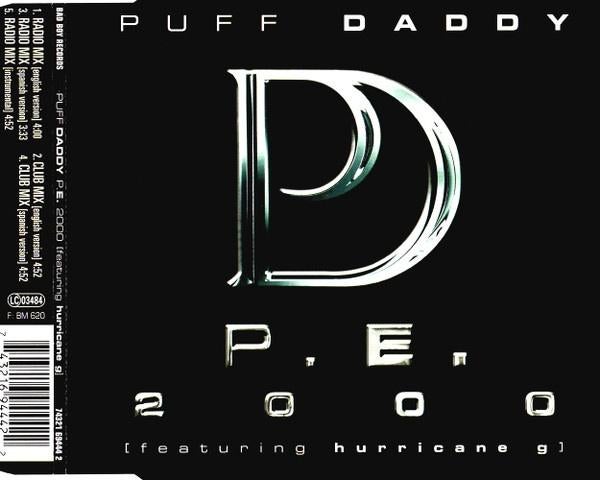 PUFF DADDY CD SINGLE P E 2000 + HURRICANE 9, Ophalen of Verzenden, Zo goed als nieuw, Pop